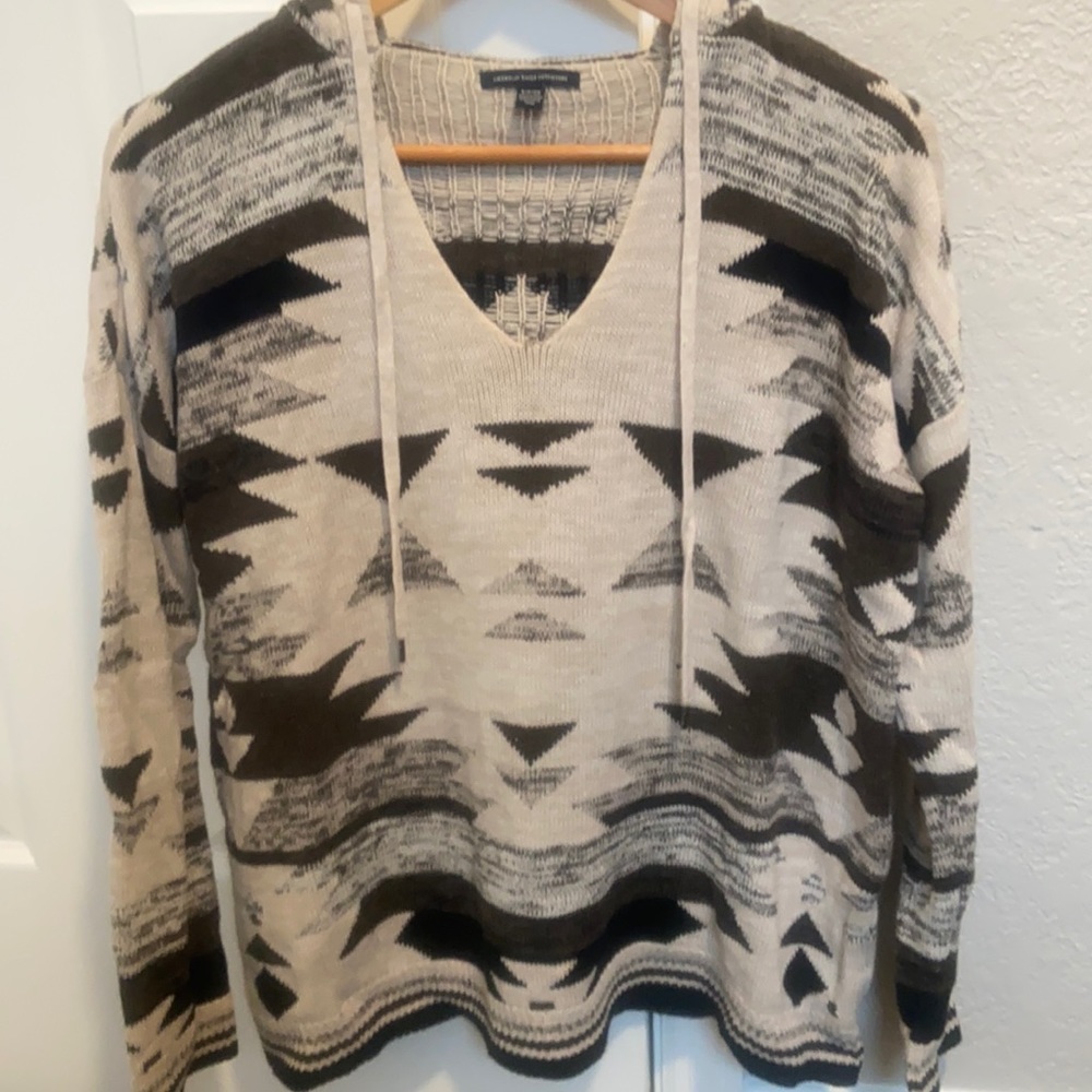Sweater with hood